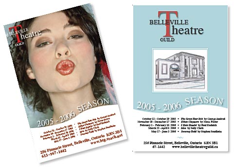 Poster Layout for Belleville Theatre Guild